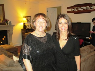 Dr. Rebecca Johnson and Ms. Gloria Grisales attend the HCMA Alliance Foundation April fundraising event.